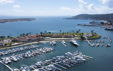 Kona Kai Hotel aerial image